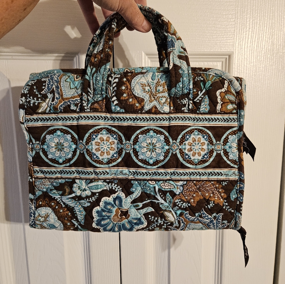 Vera Bradley makeup or jewelry travel bag.
